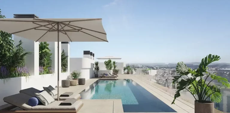 ne-ASP9-F5-B1 | Spacious 1 bed condo Estepona, Costa del Sol featuring terrace
