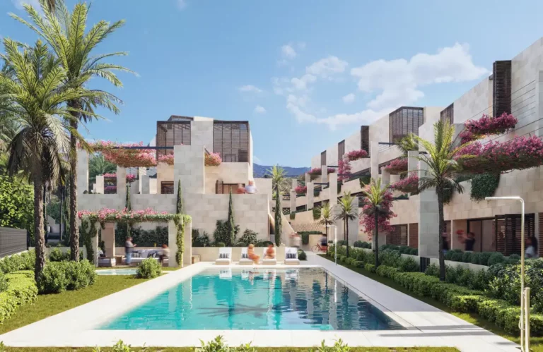 ne-BOUG-F2-D1-B2-02 | Spacious two bed accommodation generous 124m² on the Costa del Sol private outdoor area